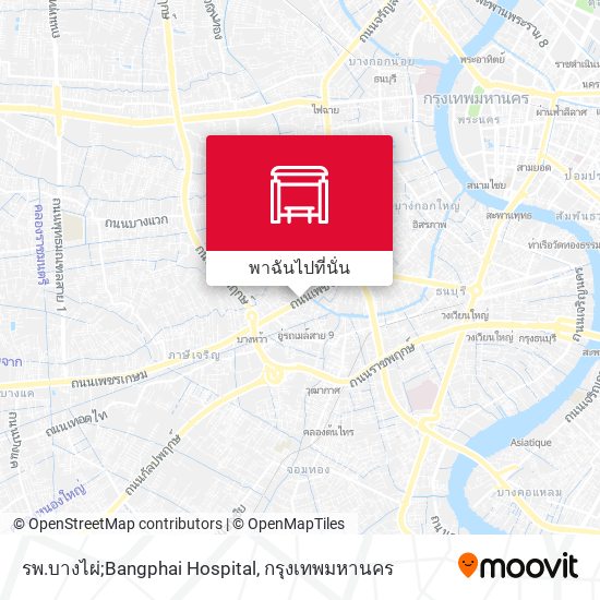 รพ.บางไผ่;Bangphai Hospital แผนที่