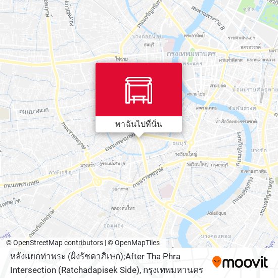 หลังแยกท่าพระ (ฝั่งรัชดาภิเษก);After Tha Phra Intersection (Ratchadapisek Side) แผนที่