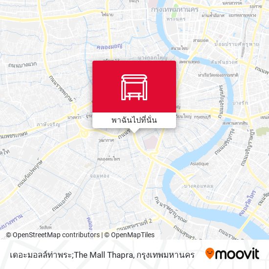 เดอะมอลล์ท่าพระ;The Mall Thapra แผนที่