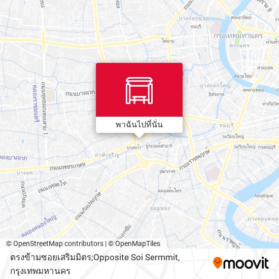 ตรงข้ามซอยเสริมมิตร;Opposite Soi Sermmit แผนที่