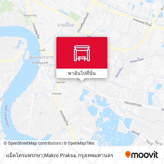 แม็คโครแพรกษา;Makro Praksa แผนที่