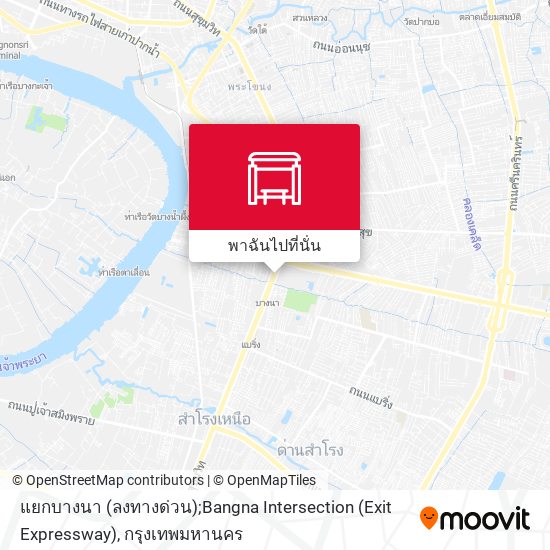 แยกบางนา (ลงทางด่วน);Bangna Intersection (Exit Expressway) แผนที่