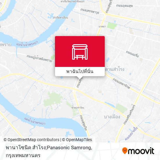 พานาโซนิค สำโรง;Panasonic Samrong แผนที่