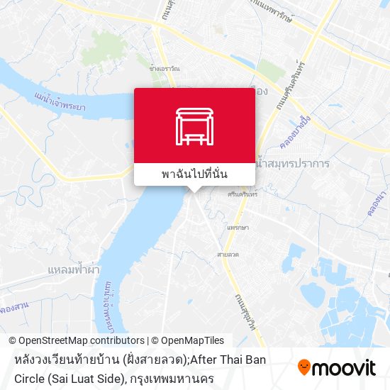 หลังวงเวียนท้ายบ้าน (ฝั่งสายลวด);After Thai Ban Circle (Sai Luat Side) แผนที่