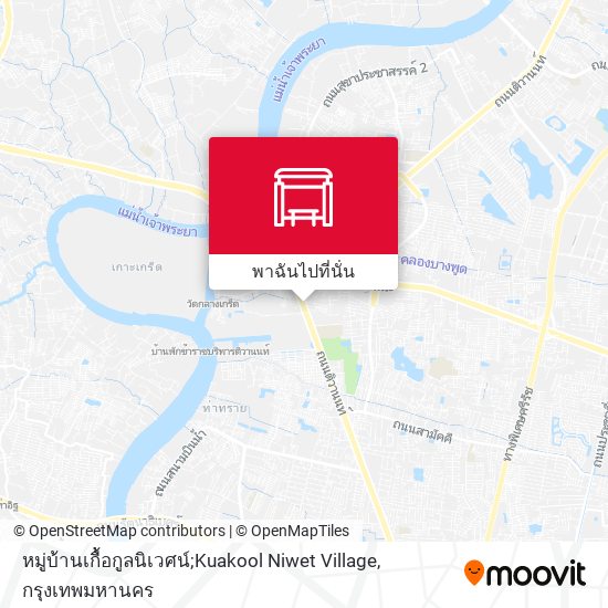 หมู่บ้านเกื้อกูลนิเวศน์;Kuakool Niwet Village แผนที่