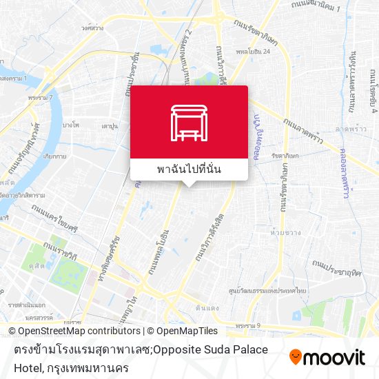 ตรงข้ามโรงแรมสุดาพาเลซ;Opposite Suda Palace Hotel แผนที่