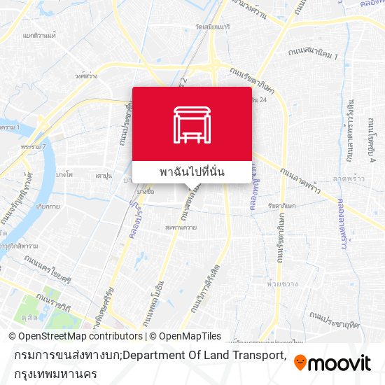 กรมการขนส่งทางบก;Department Of Land Transport แผนที่