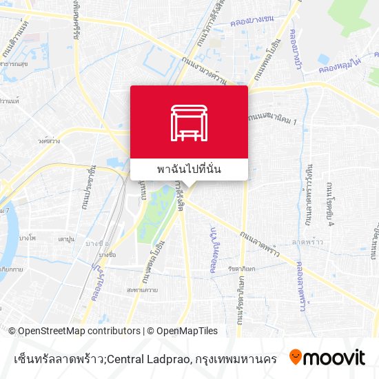 เซ็นทรัลลาดพร้าว;Central Ladprao แผนที่