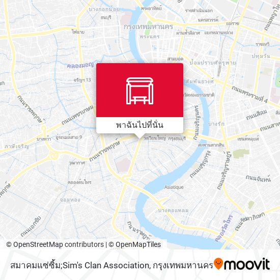 สมาคมแซ่ซิ้ม;Sim's Clan Association แผนที่