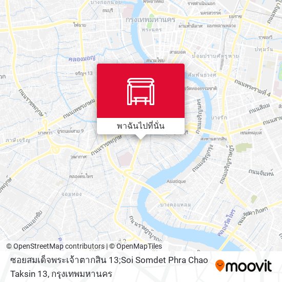 ซอยสมเด็จพระเจ้าตากสิน 13;Soi Somdet Phra Chao Taksin 13 แผนที่