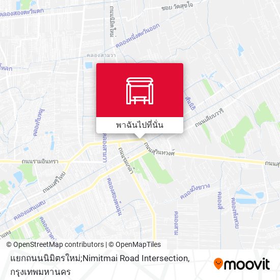 แยกถนนนิมิตรใหม่;Nimitmai Road Intersection แผนที่