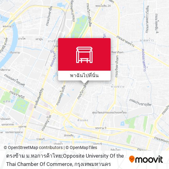 ตรงข้าม ม.หอการค้าไทย;Opposite University Of the Thai Chamber Of Commerce แผนที่
