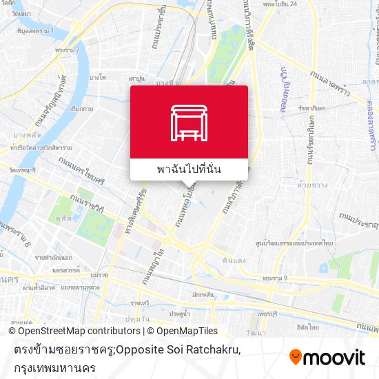 ตรงข้ามซอยราชครู;Opposite Soi Ratchakru แผนที่