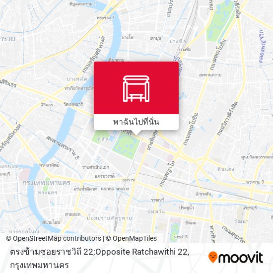 ตรงข้ามซอยราชวิถี 22;Opposite Ratchawithi 22 แผนที่