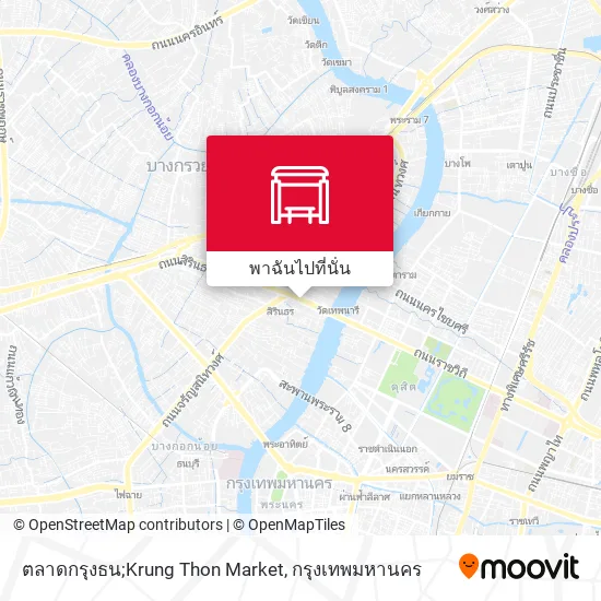 ตลาดกรุงธน;Krung Thon Market แผนที่
