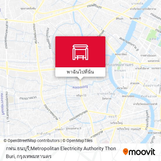 กฟน.ธนบุรี;Metropolitan Electricity Authority Thon Buri แผนที่