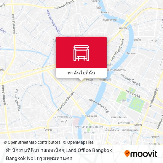 สำนักงานที่ดินบางกอกน้อย;Land Office Bangkok Bangkok Noi แผนที่