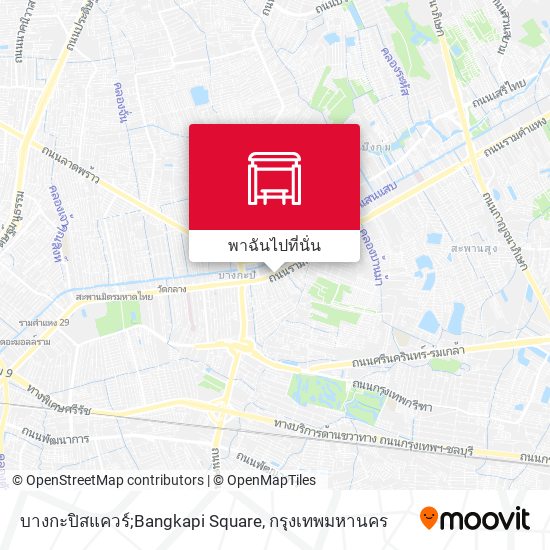 บางกะปิสแควร์;Bangkapi Square แผนที่