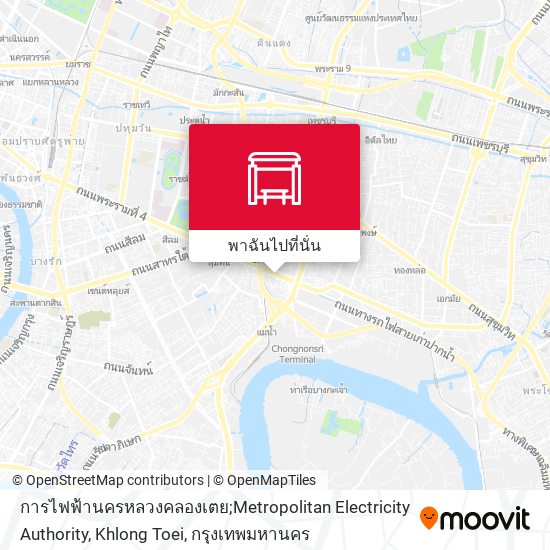 การไฟฟ้านครหลวงคลองเตย;Metropolitan Electricity Authority, Khlong Toei แผนที่