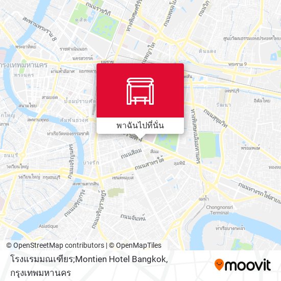 โรงแรมมณเฑียร;Montien Hotel Bangkok แผนที่