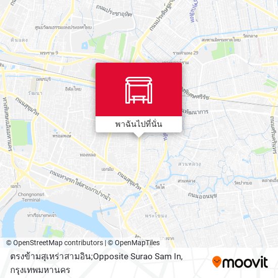 ตรงข้ามสุเหร่าสามอิน;Opposite Surao Sam In แผนที่