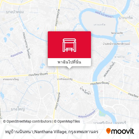 หมู่บ้านนันทนา;Nanthana Village แผนที่