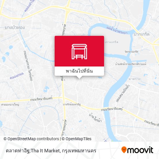 ตลาดท่าอิฐ;Tha It Market แผนที่