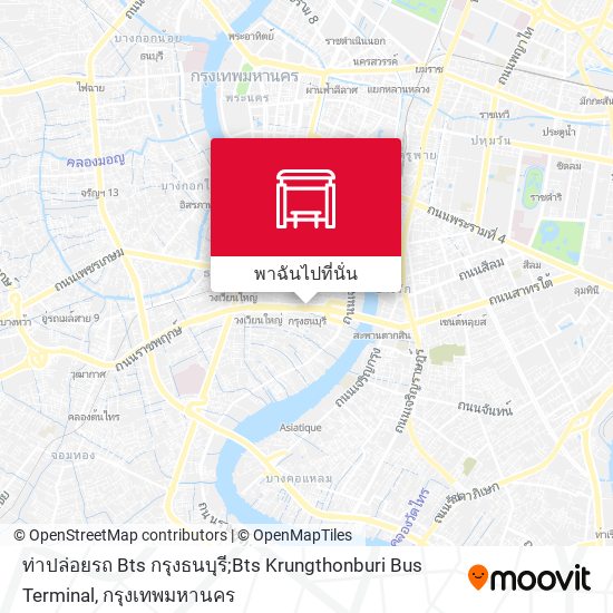 ท่าปล่อยรถ Bts กรุงธนบุรี;Bts Krungthonburi Bus Terminal แผนที่