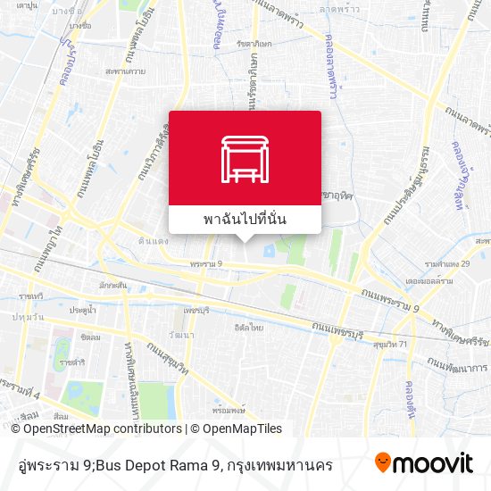อู่พระราม 9;Bus Depot Rama 9 แผนที่