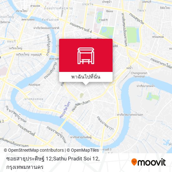 ซอยสาธุประดิษฐ์ 12;Sathu Pradit Soi 12 แผนที่
