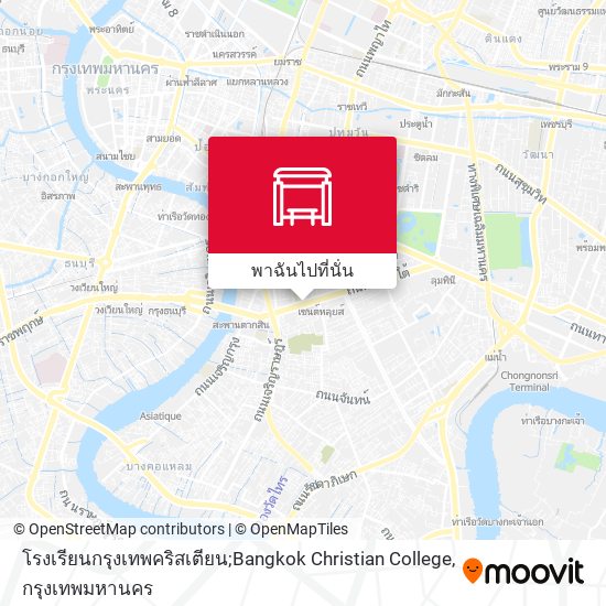 โรงเรียนกรุงเทพคริสเตียน;Bangkok Christian College แผนที่