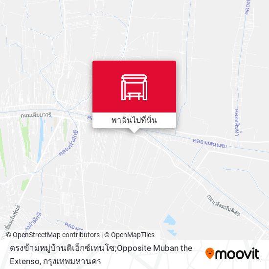 ตรงข้ามหมู่บ้านดิเอ็กซ์เทนโซ;Opposite Muban the Extenso แผนที่