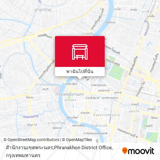 สำนักงานเขตพระนคร;Phranakhon District Office แผนที่