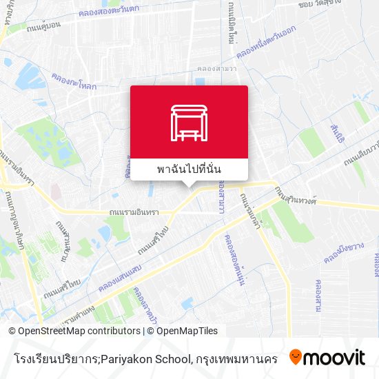 โรงเรียนปริยากร;Pariyakon School แผนที่