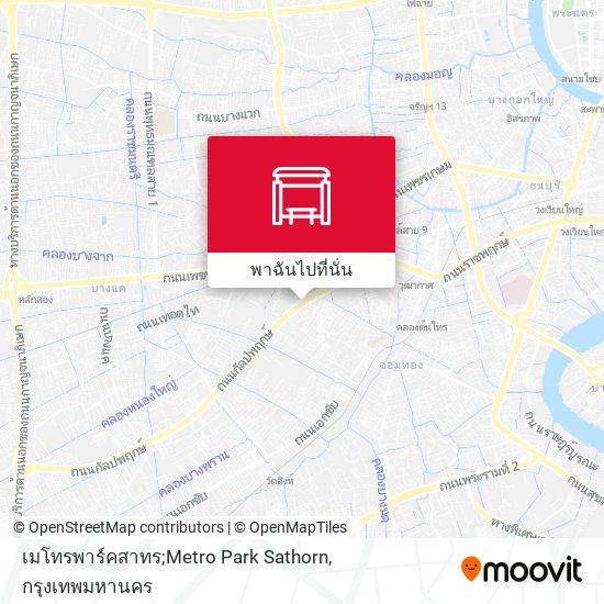 เมโทรพาร์คสาทร;Metro Park Sathorn แผนที่