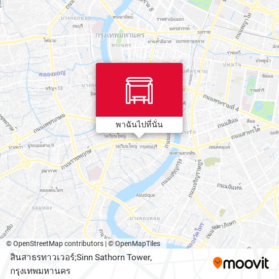 สินสาธรทาวเวอร์;Sinn Sathorn Tower แผนที่