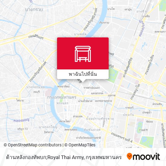 ด้านหลังกองทัพบก;Royal Thai Army แผนที่
