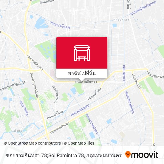 ซอยรามอินทรา 78;Soi Ramintra 78 แผนที่