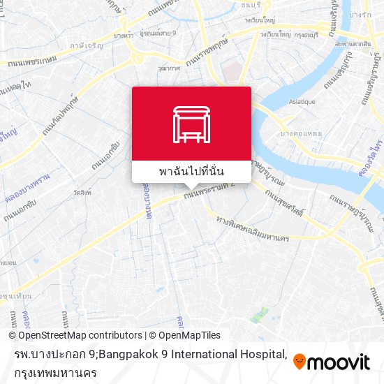 รพ.บางปะกอก 9;Bangpakok 9 International Hospital แผนที่