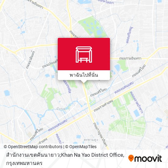 สำนักงานเขตคันนายาว;Khan Na Yao District Office แผนที่