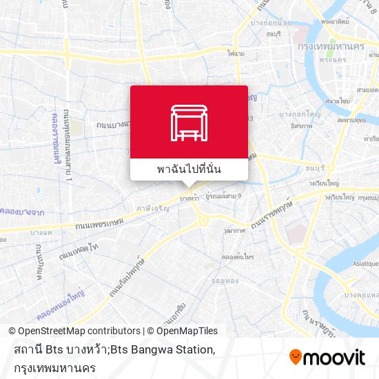 สถานี Bts บางหว้า;Bts Bangwa Station แผนที่