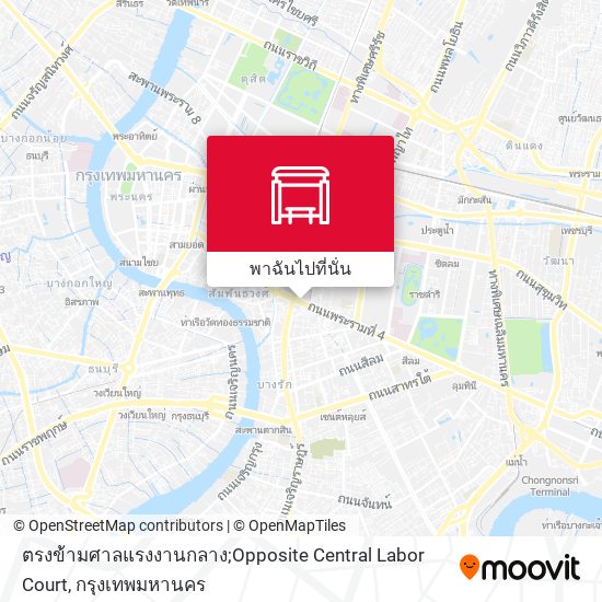 ตรงข้ามศาลแรงงานกลาง;Opposite Central Labor Court แผนที่