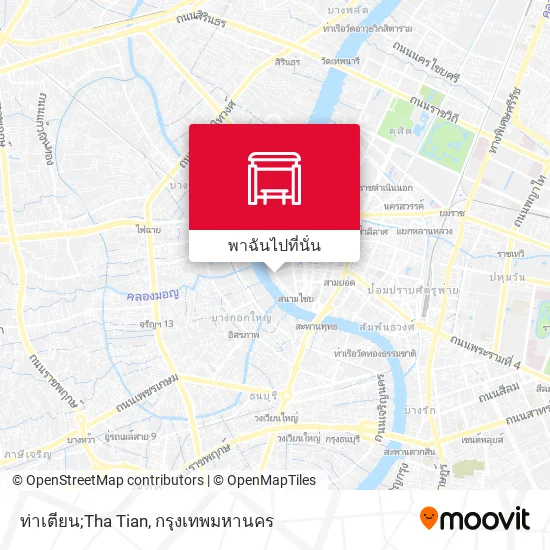 ท่าเตียน;Tha Tian แผนที่