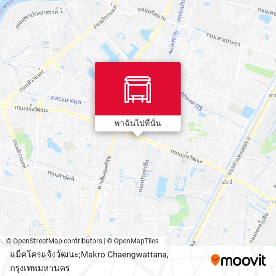 แม็คโครแจ้งวัฒนะ;Makro Chaengwattana แผนที่