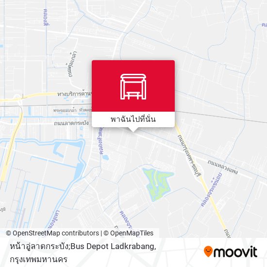 หน้าอู่ลาดกระบัง;Bus Depot Ladkrabang แผนที่