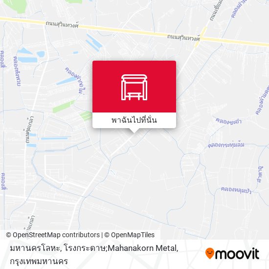 มหานครโลหะ, โรงกระดาษ;Mahanakorn Metal แผนที่