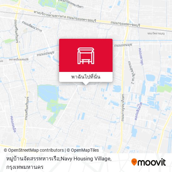 หมู่บ้านจัดสรรทหารเรือ;Navy Housing Village แผนที่