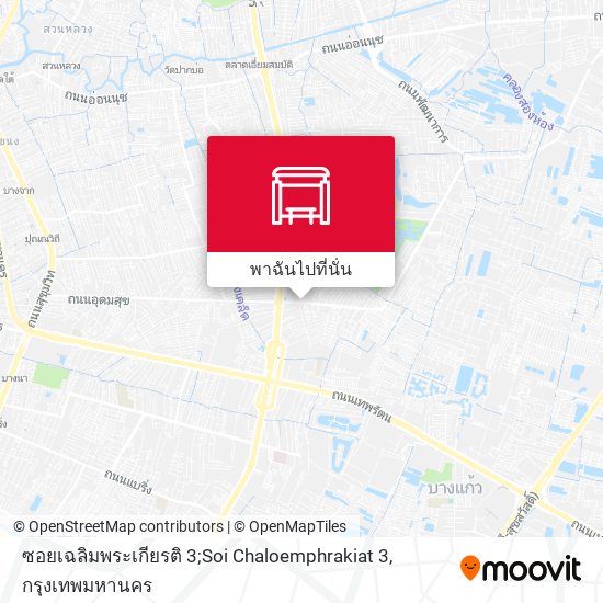 ซอยเฉลิมพระเกียรติ 3;Soi Chaloemphrakiat 3 แผนที่