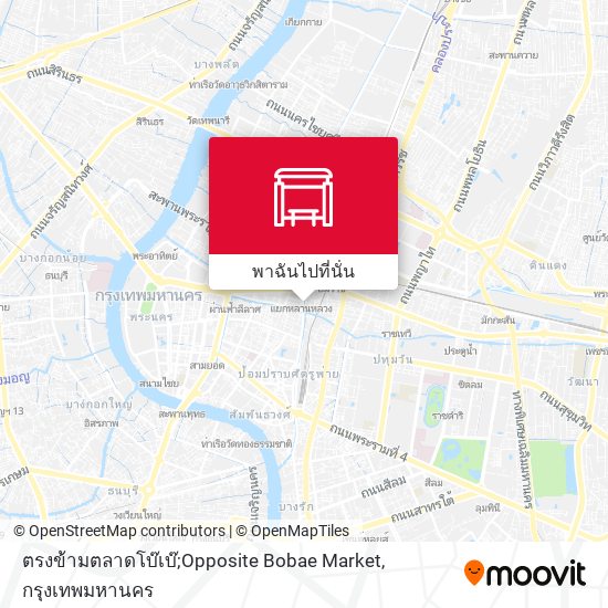 ตรงข้ามตลาดโบ๊เบ๊;Opposite Bobae Market แผนที่