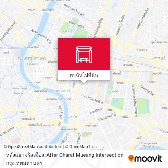 หลังแยกจรัสเมือง ;After Charat Mueang Intersection แผนที่